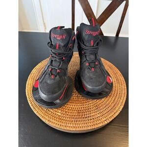 Strength Systems Plyometric Training Shoes Mens 6.5 Black Red Vertical Jump